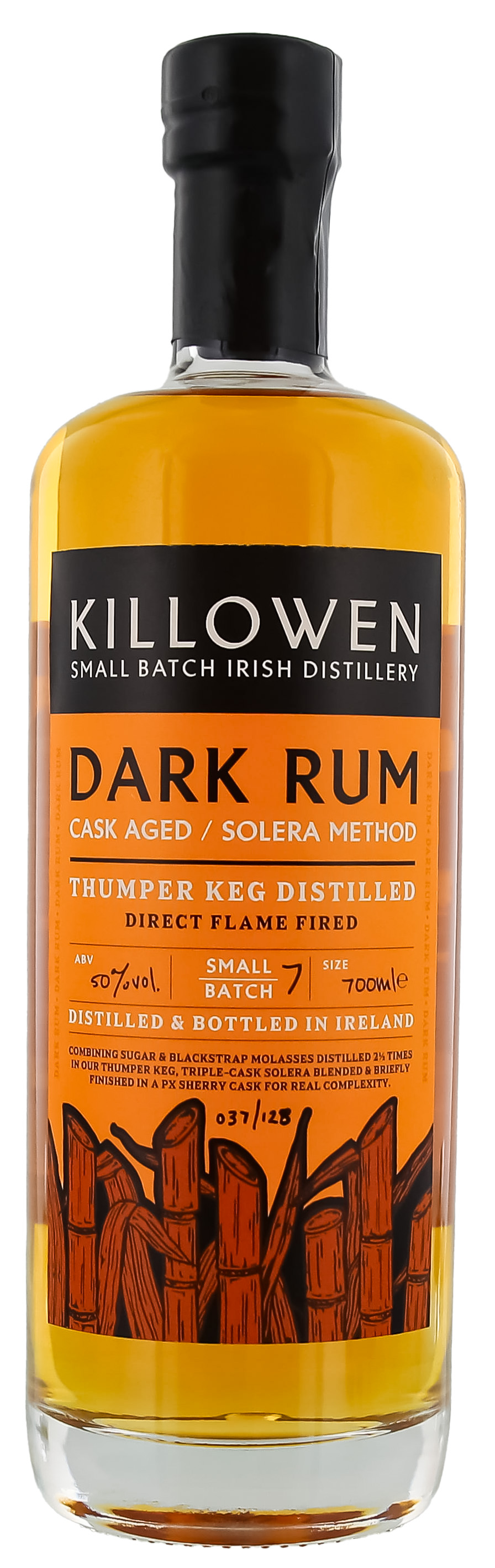 Killowen Solera Cask Aged Dark Rum 0,7L