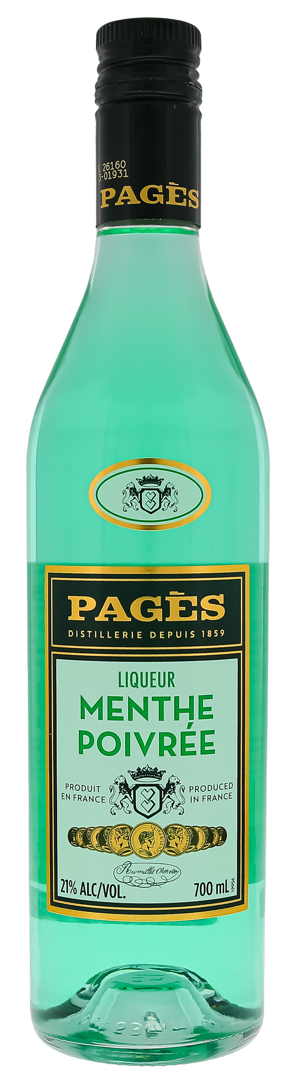 Pages Menthe Poivree Liqueur 0,7L