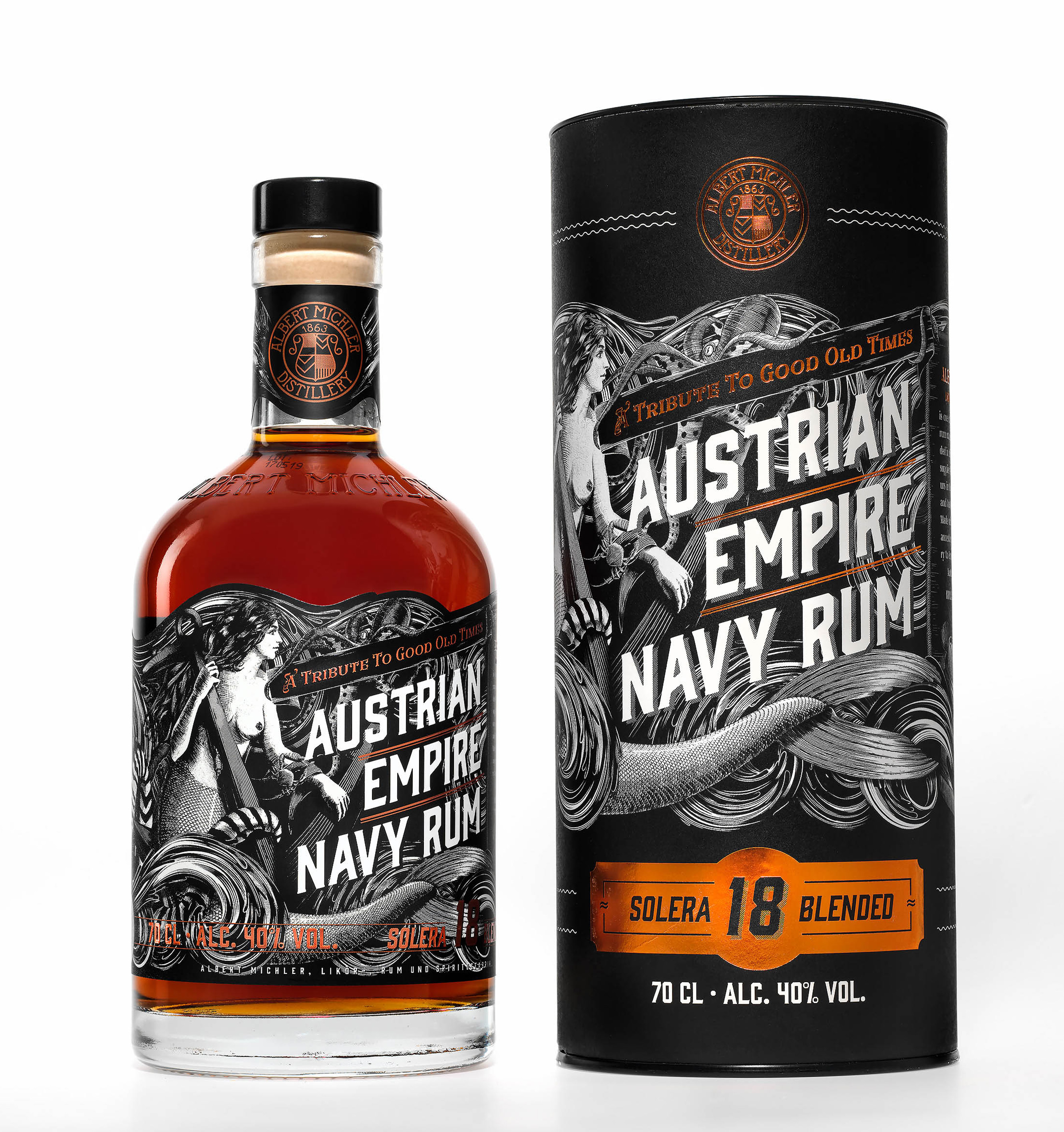 Austrian Empire Navy Rum Solera 18YO 0,7L -GB-