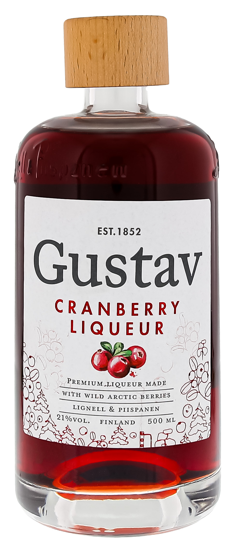 Gustav Arctic Cranberry Liqueur 0,5L