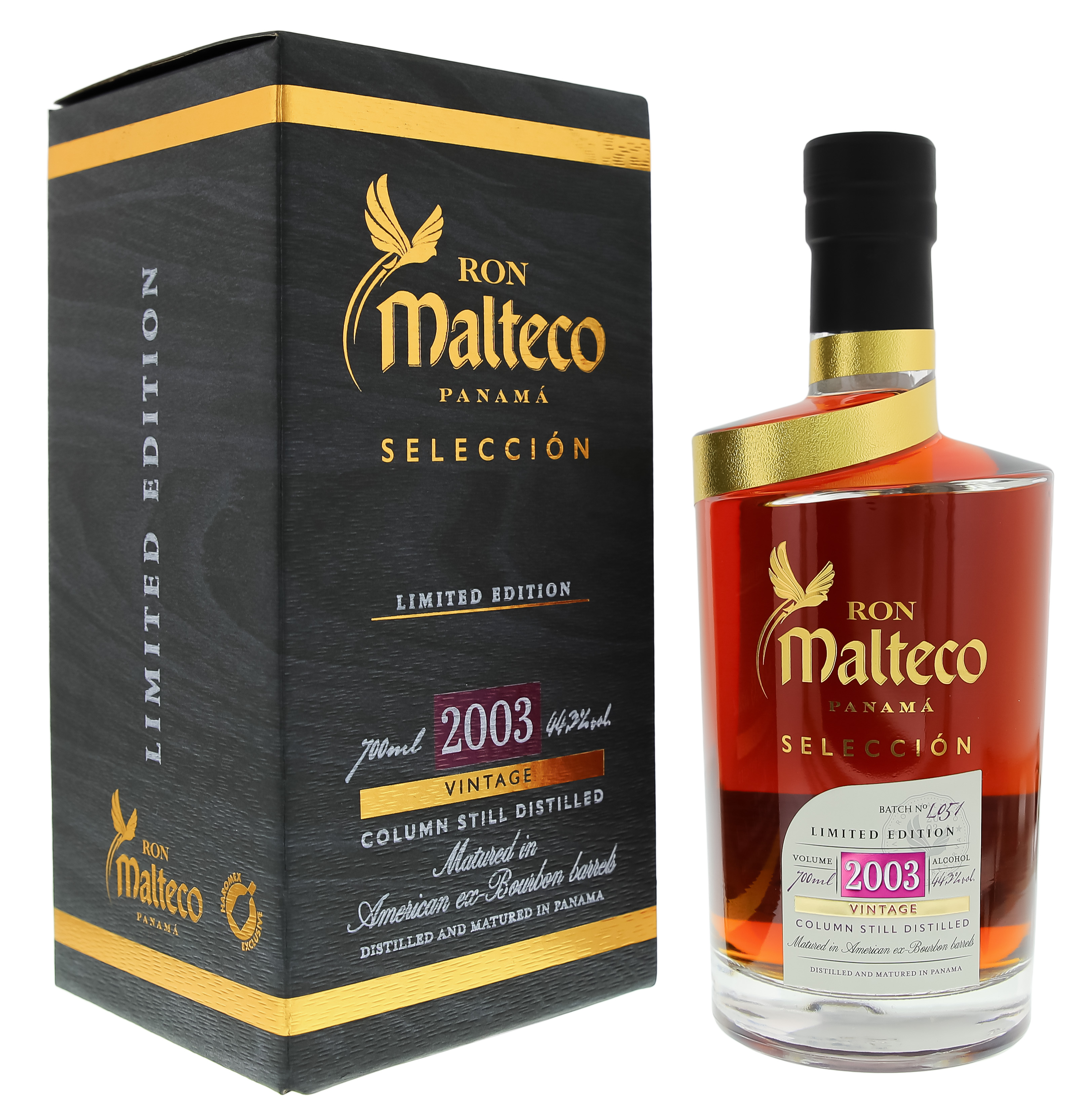 Malteco Seleccion 2003 Limited Edition Batch No. L051 0,7L -GB-
