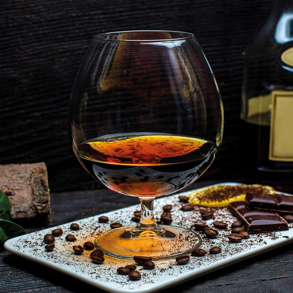 Abbildung Cognac im Glas