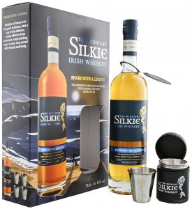 The Midnight Silkie Blended Irish Whiskey 0,7L + 4 Cups & 1 Travel Pouch