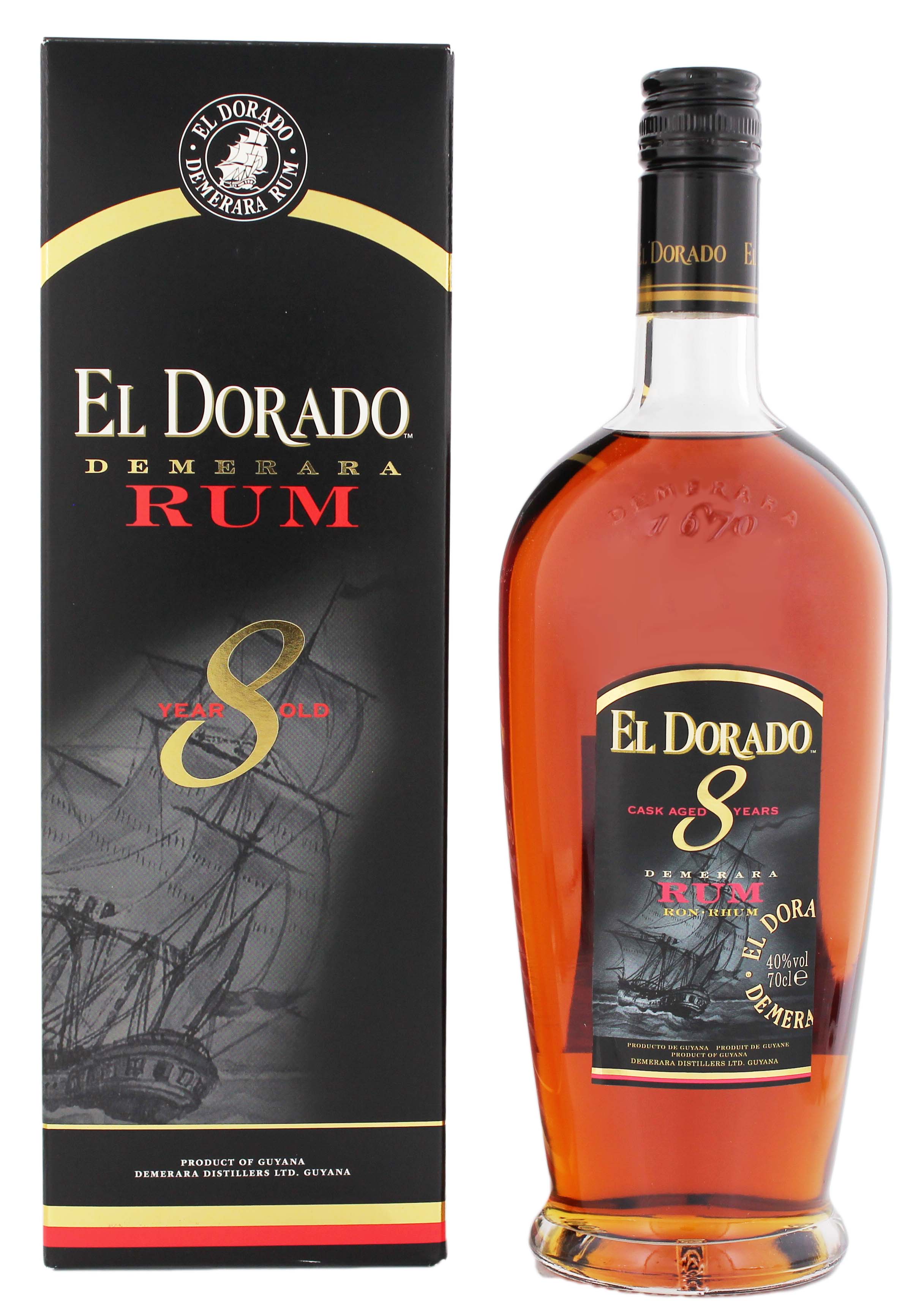 El Dorado Rum 8YO 0,7L