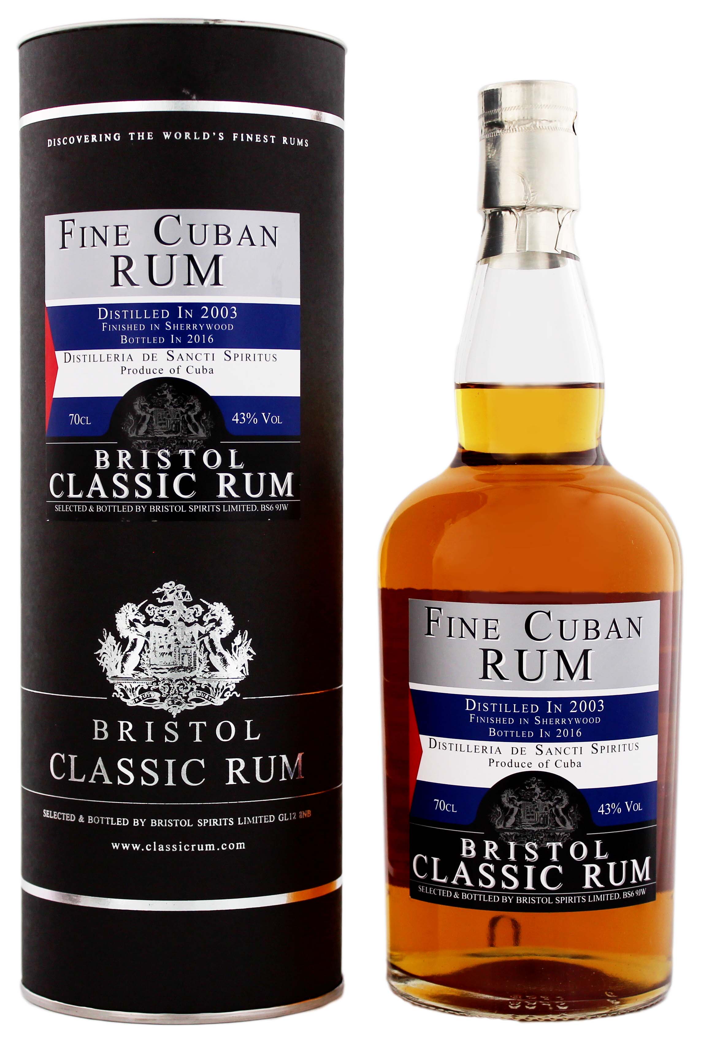 Bristol Cuban Rum Sherry Finish 2003/2016 0,7L