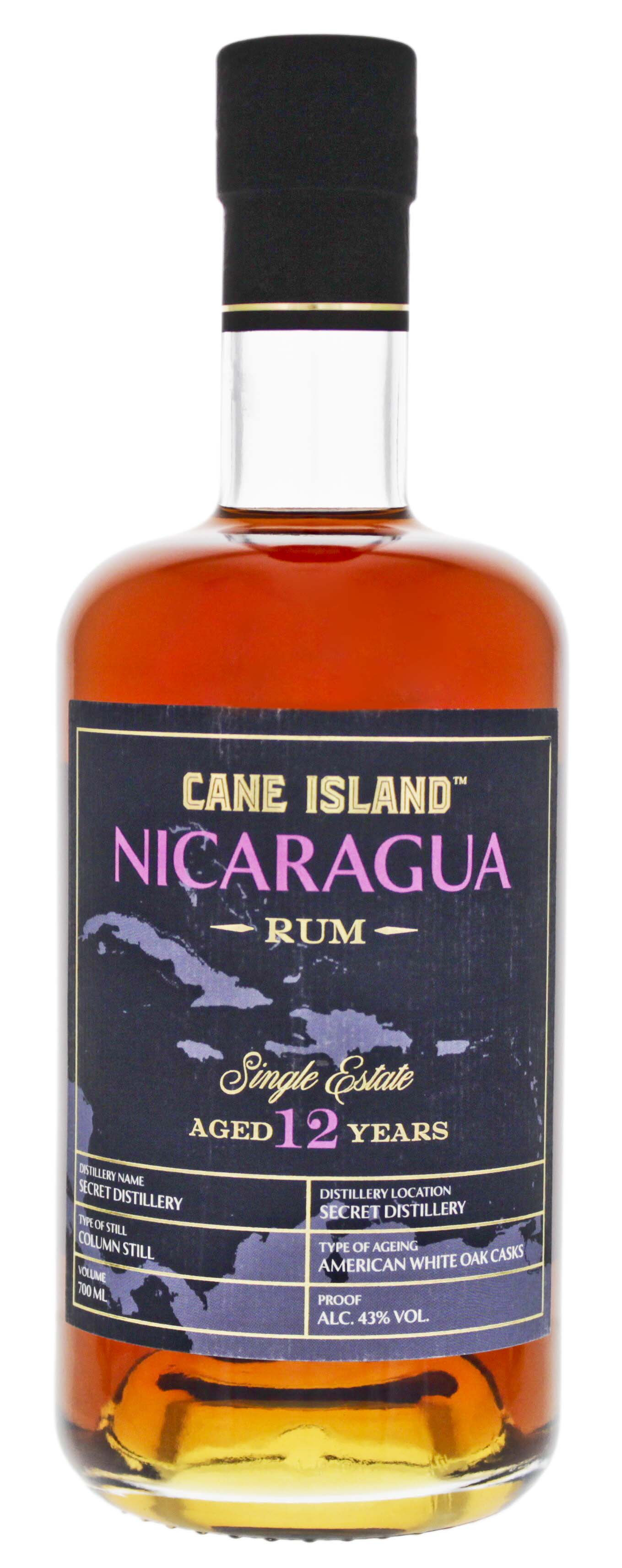 Cane Island Nicaragua Single Estate Rum 12YO 0,7L