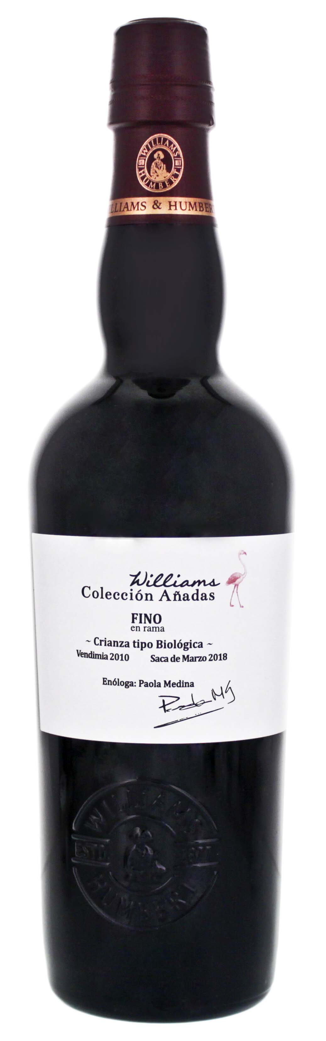 Williams Coleccion Anadas Fino En Rama 2010 Sherry 0,5L
