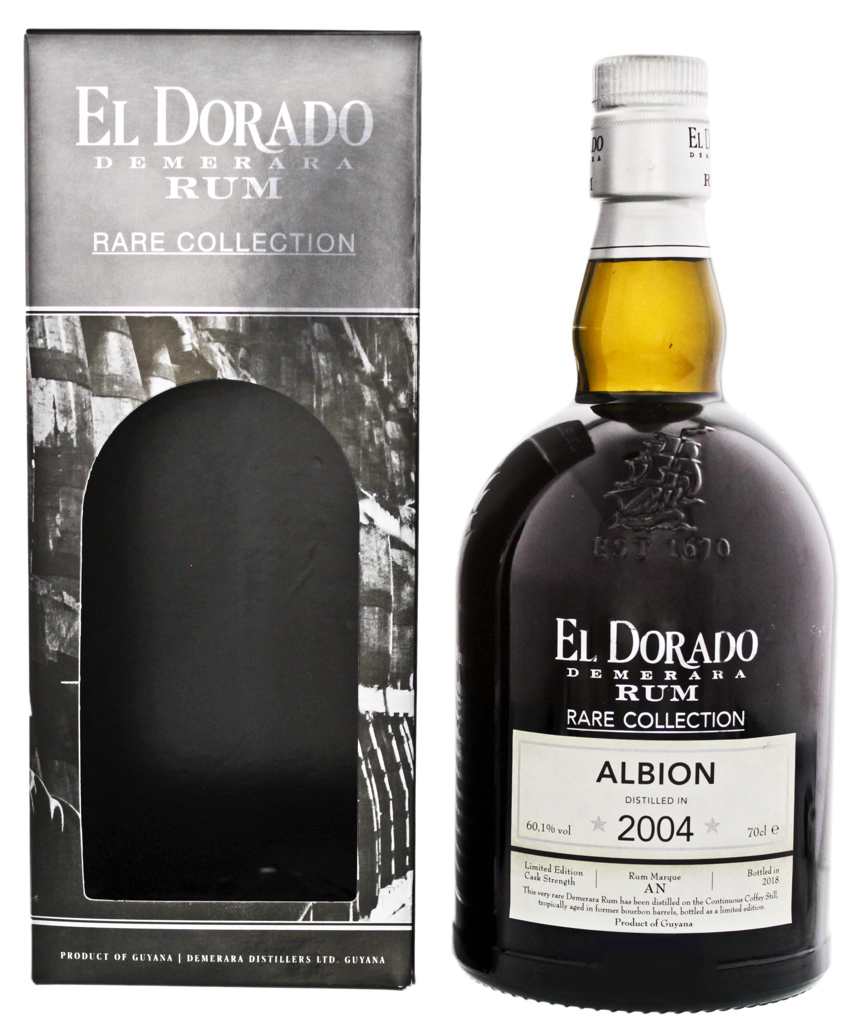 El Dorado Rum Albion 2004/2018 Rare Collection Cask Strength 0,7L