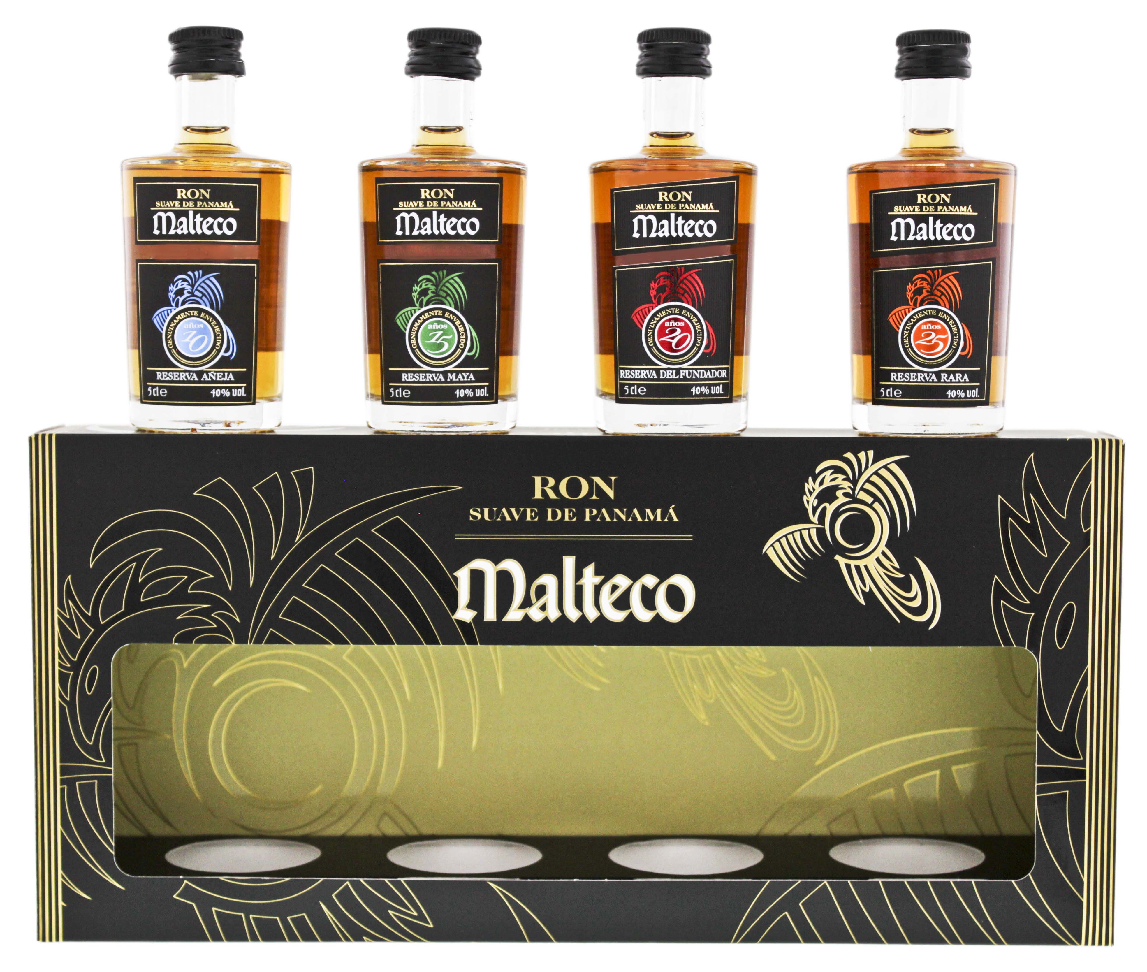 Malteco Special Giftpack (10YO/15YO/20YO/25YO) Miniatures 4 x 0,05L