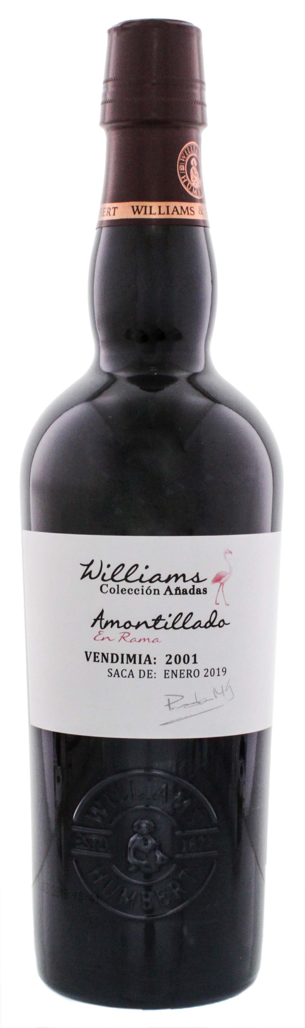 Williams Coleccion Anadas Amontillado En Rama 2001 Sherry 0,5L
