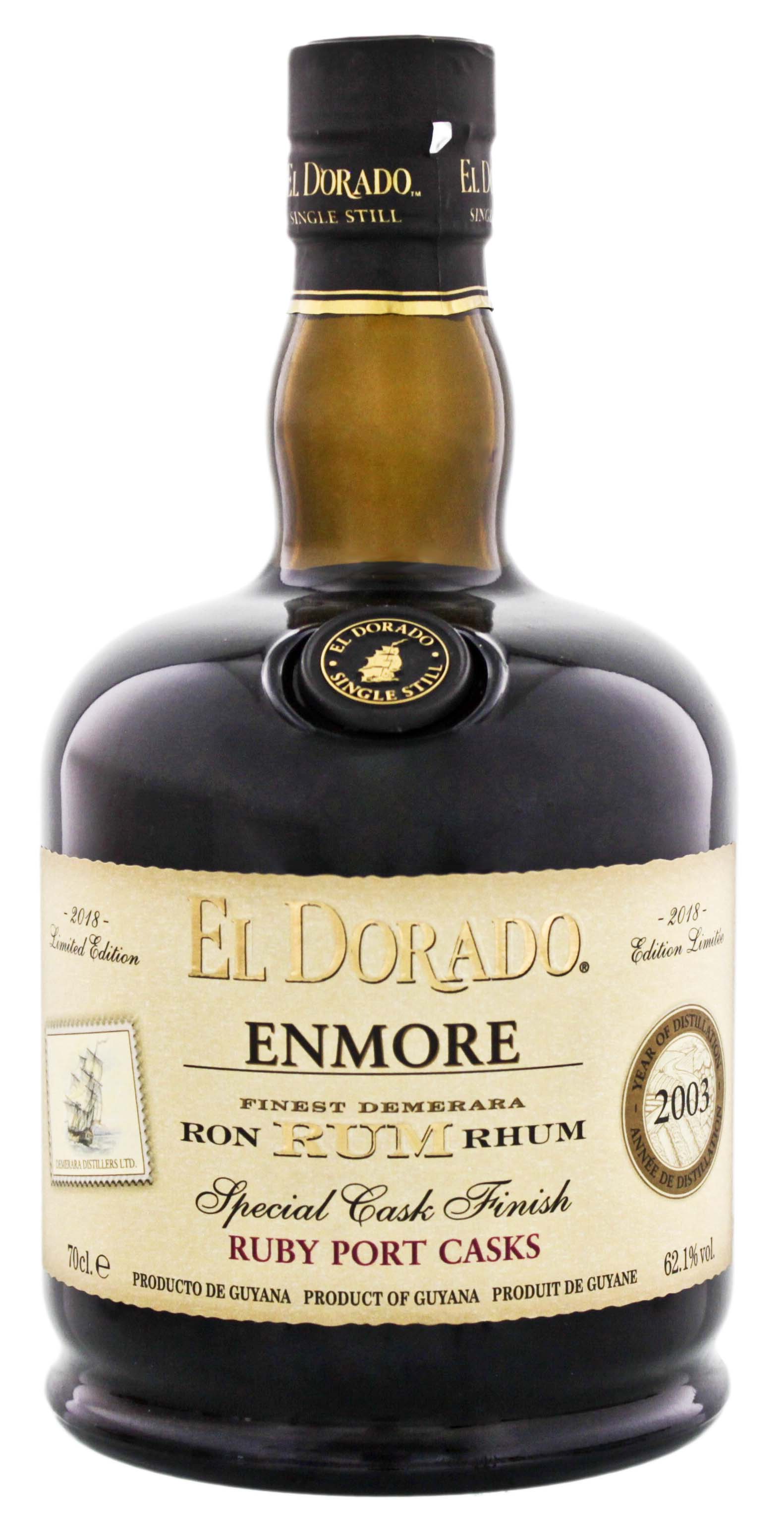 El Dorado Rum Enmore Ruby Port Special Cask Finish 2003 Limited Edition 2018 0,7L