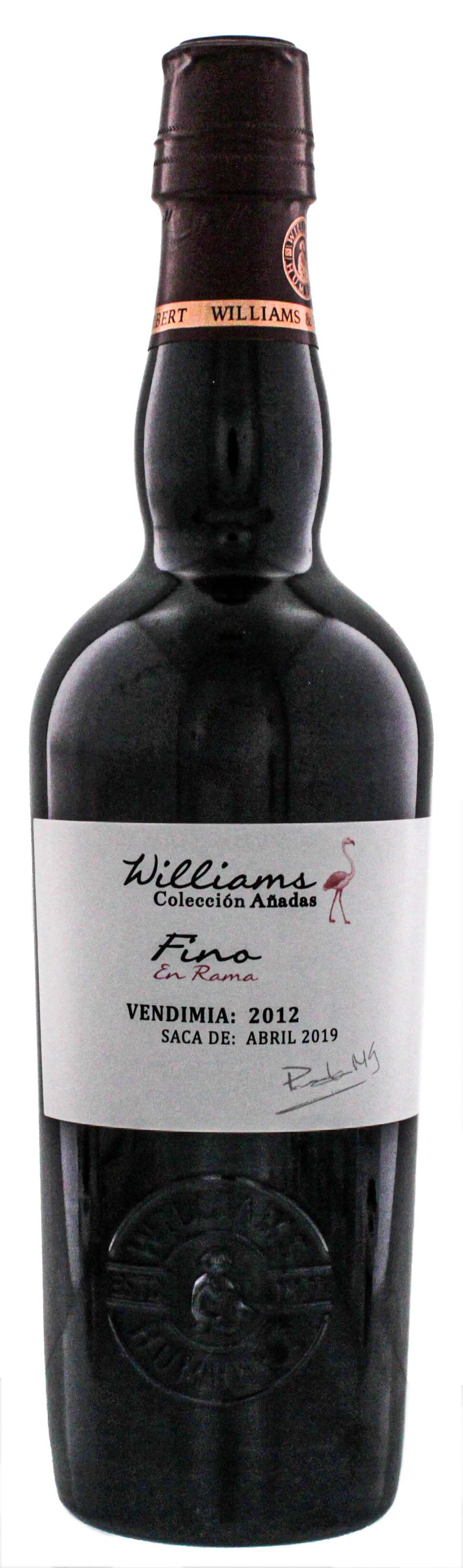 Williams Coleccion Anadas Fino En Rama 2012 Sherry 0,5L