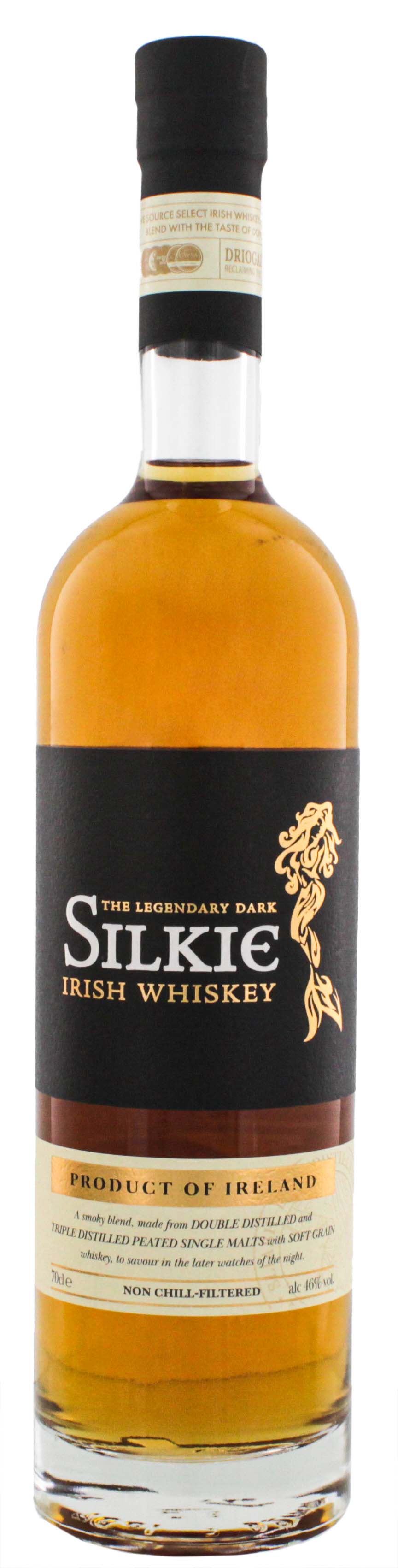 The Legendary Silkie Dark Blended Irish Whiskey Non Chill Filtered 0,7L