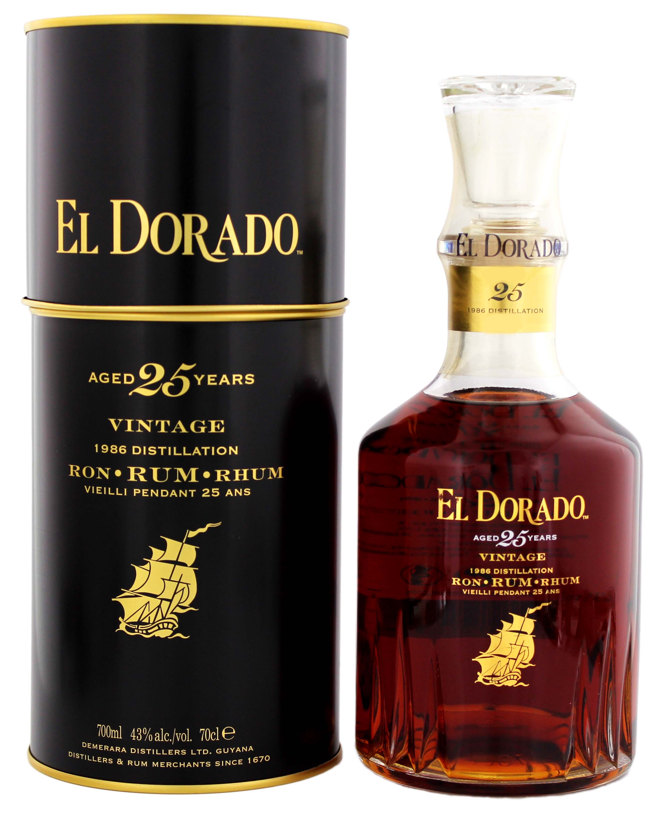 El Dorado Rum 25YO 0,7L